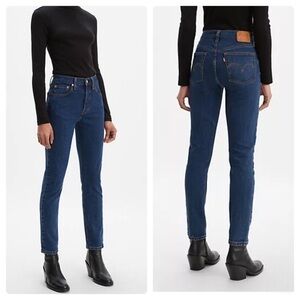 Levis 501 High Rise Skinny Jeans